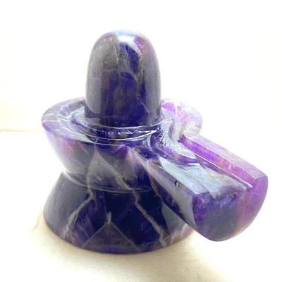 Amethyst Stone Shivling -130 gm