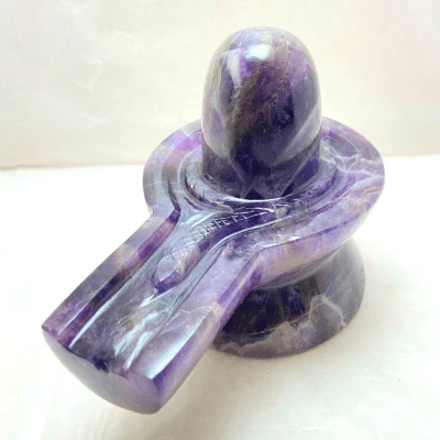 Amethyst Stone Shivling -130 gm - Image 3
