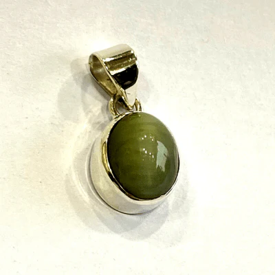 Catseye Silver Pendant