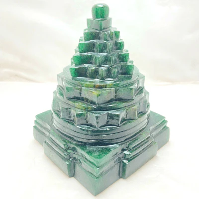 Green Jade Shreeyantra - 1.2 Kg - Image 3