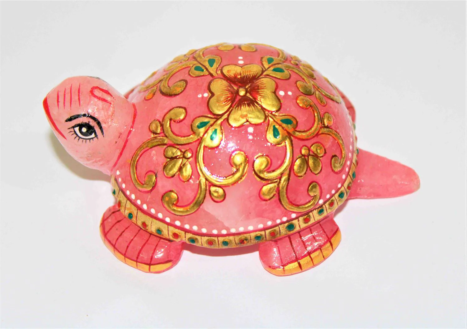 Rose Quartz Turtle (340 gms) - Image 2