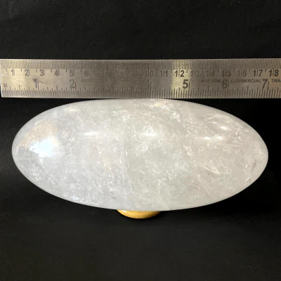 Sphatik Shivlingam (Milky White- 1580 grams)