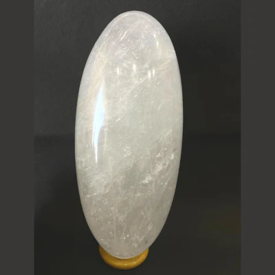 Sphatik Shivlingam (Milky White- 1580 grams) - Image 2