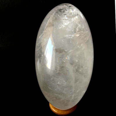 Sphatik Shivlingam (Milky White- 970 grams) - Image 2