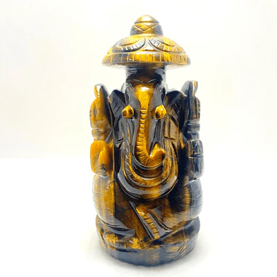 Tiger Stone Ganesha - (257 gm)