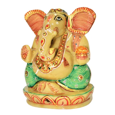 Yellow Agate Ganesha - 500 grams