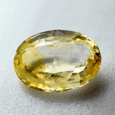 Yellow Sapphire (Pukhraj- 5.90 cts) - Ceylonese (Super Premium)