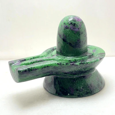 Zoisite Stone Shivling - 410 gm
